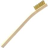 Dusting Brush, toothbrush, Brass/Wood, 7-1/2" OAL redirect to product page